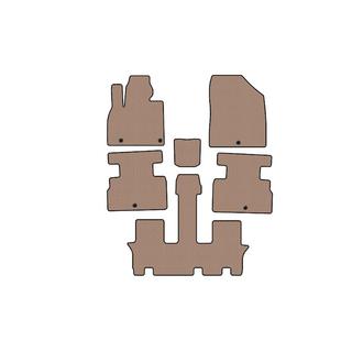 Tapis en caoutchouc Carsuit (3 rangées, 7 places, beige) photo 1