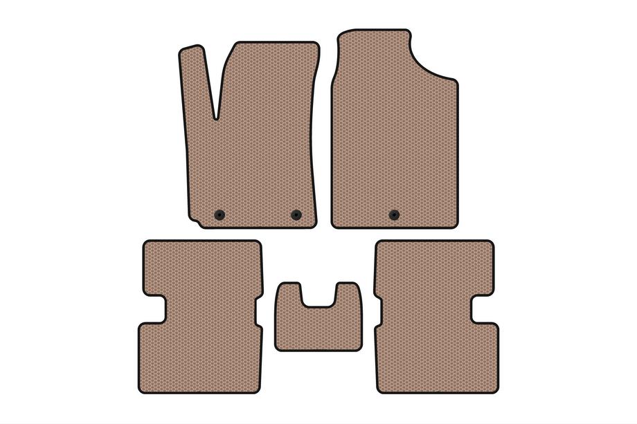 Kia Picanto 2016- Tapis en Caoutchouc Carsuit (HB, Beige) Image