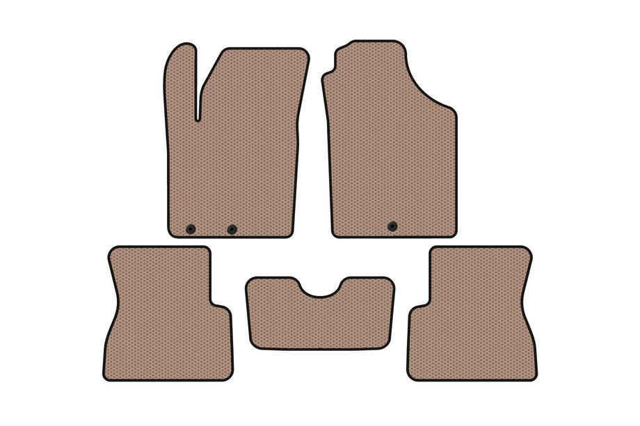 Kia Picanto 2011-2016 Tapis en Caoutchouc Carsuit (Beige) Image