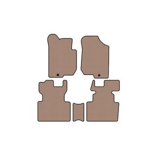 Tapis en caoutchouc Carsuit (2006-2012, 2 rangées, 7 places, beige) photo 1
