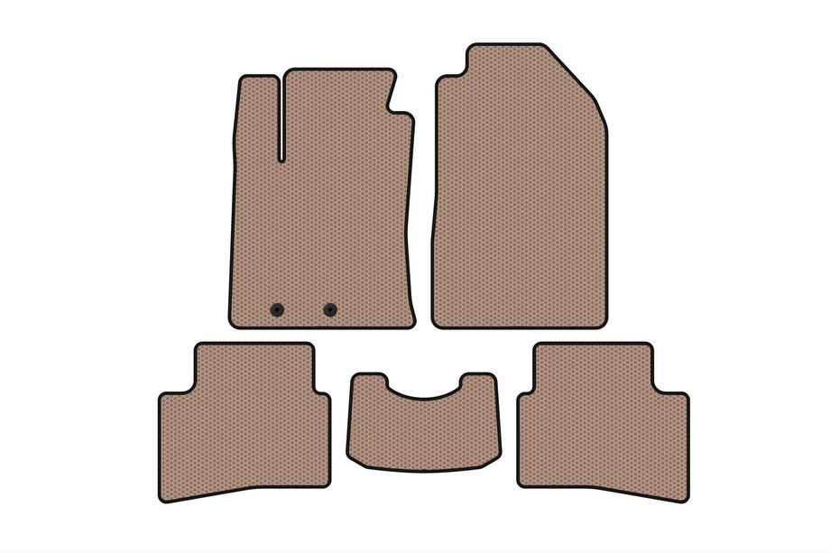 Kia Stonic 2017- Tapis en caoutchouc Carsuit (2017-2019, beige) Image