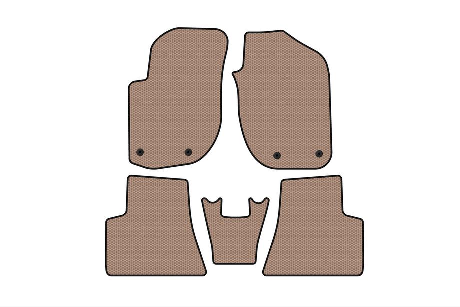 Land Rover Freelander I 1997-2006 Tapis en Caoutchouc Carsuit (Beige) Image