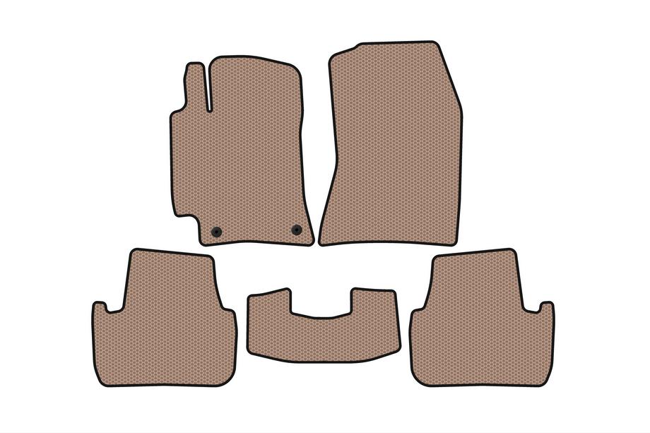 Lexus IS 1998-2005 Tapis en Caoutchouc Carsuit (Beige) Photo 1