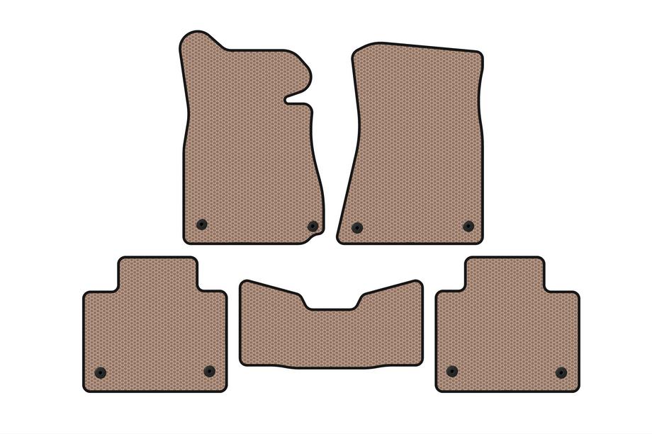 Lexus GS 2011-2020 Tapis en caoutchouc Carsuit (2011-2015, SD, 2 roues motrices, Beige) Image