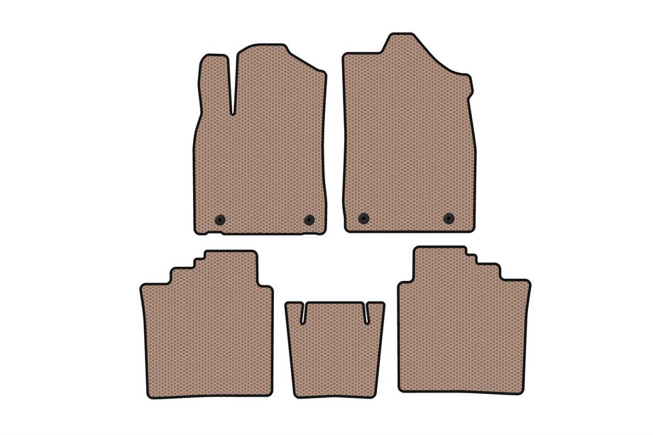 Lexus ES 2012-2018 Tapis en Caoutchouc Carsuit (Beige) Image