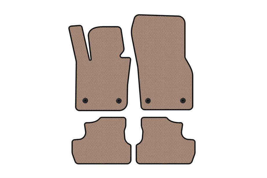 Mini Cooper F55/56/57 2014-2023 Tapis en caoutchouc Carsuit (pour S F56, beige) Photo 1