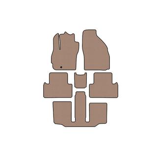 Tapis en caoutchouc Carsuit (3 rangées, 7 places, beige) Mazda 5 2005-2009 photo 1