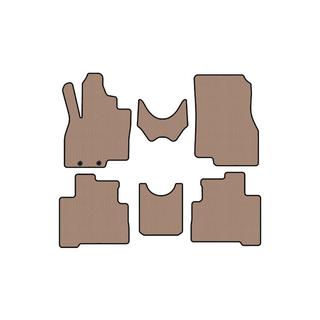 Tapis en caoutchouc Carsuit (2 rangées, beige) Mitsubishi Grandis 2003-2011 photo 1