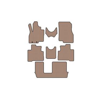 Tapis en caoutchouc Carsuit (3 rangées, beige) Mitsubishi Grandis 2003-2011 photo 1