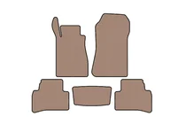 Mercedes CLK W208 1997-2002 Tapis en caoutchouc Carsuit (Coupé, beige) photo 1