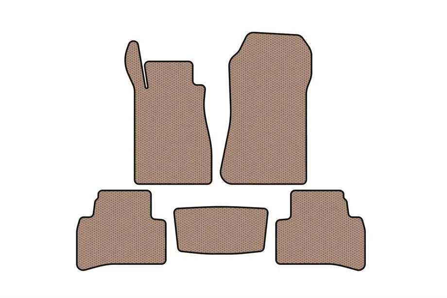 Mercedes CLK W208 1997-2002 Tapis en caoutchouc Carsuit (Coupé, beige) Image