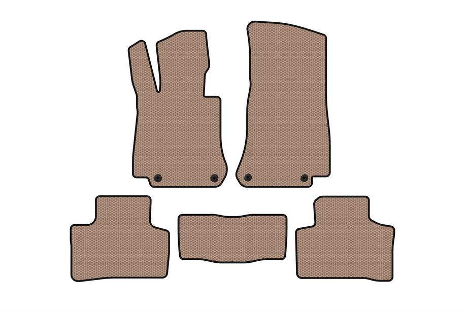 Mercedes EQC 2019-2023 Tapis en Caoutchouc Carsuit (Beige) Photo 1