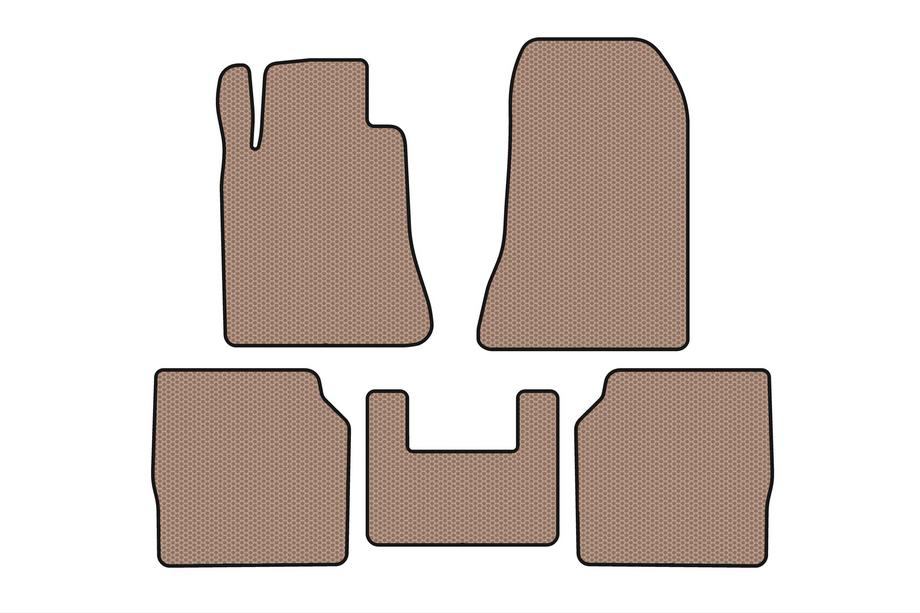 Mercedes S-class W140 1991-1998 Tapis en caoutchouc Carsuit (SD, empattement long, beige) Photo 1