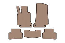 Mercedes C-class W205 2014-2021 Tapis en caoutchouc Carsuit (SD, beige) photo 1