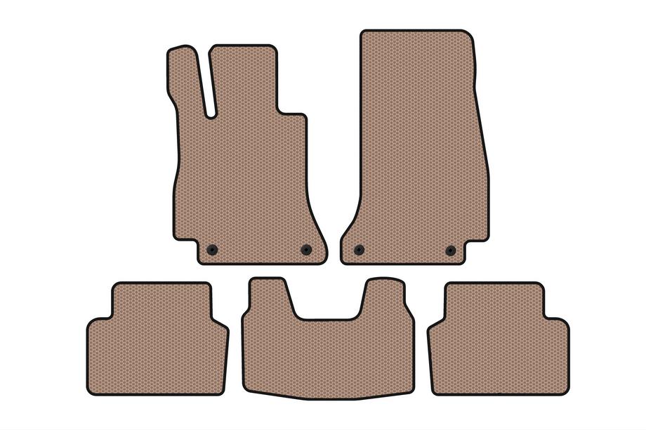 Mercedes E-class W213 2016-2023 Tapis en caoutchouc Carsuit (SD, beige) Photo 1