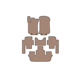Tapis en caoutchouc Carsuit (3 rangées, beige) photo 1