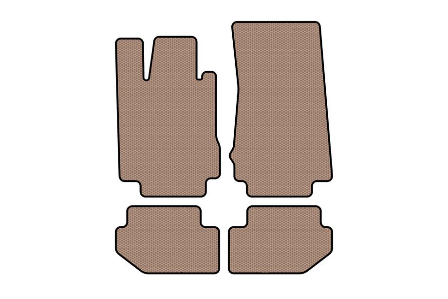 Mercedes CL-class C215 1999-2006 Tapis en Caoutchouc Carsuit (Beige) Photo 1