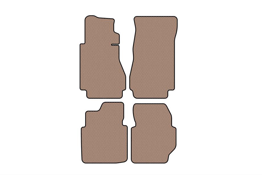 Mercedes W123 1975-1986 Tapis en Caoutchouc Carsuit (Beige) Image