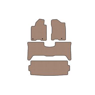 Tapis en Caoutchouc Carsuit (3 Rangées, 2003-2008 Beige) Nissan Armada 2003-2015 photo 1