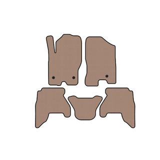 Tapis de sol en caoutchouc Carsuit V1 (2 rangées, beige, 2010-2014) Nissan Pathfinder R51 2005-2014 photo 1