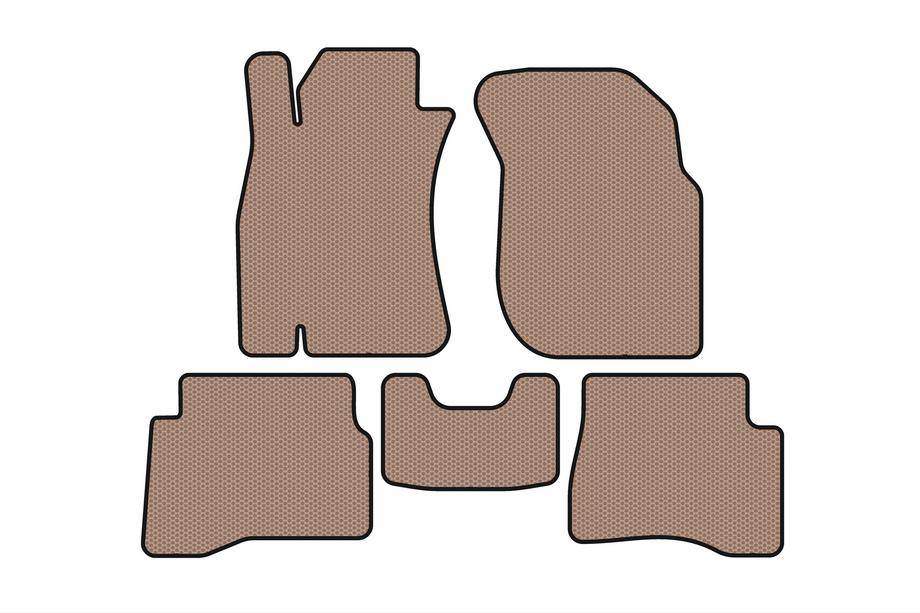 Nissan Almera N16 2000-2006 Tapis en caoutchouc Carsuit (SD, beige) Image