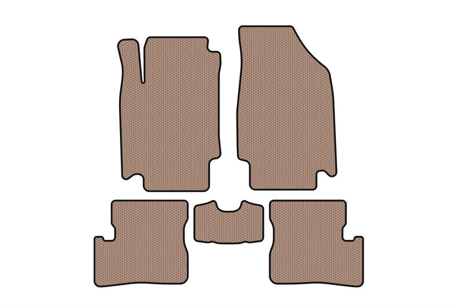 Nissan Micra K12 2003-2010 Tapis en Caoutchouc Carsuit (HB, Beige) Image