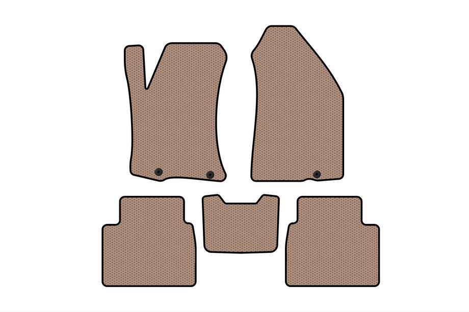 Nissan Altima 2012-2018 Tapis en caoutchouc Carsuit (SD, beige) Photo 1