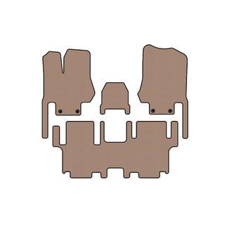 Tapis en caoutchouc Carsuit (2 rangées, 7 places, beige) photo 1