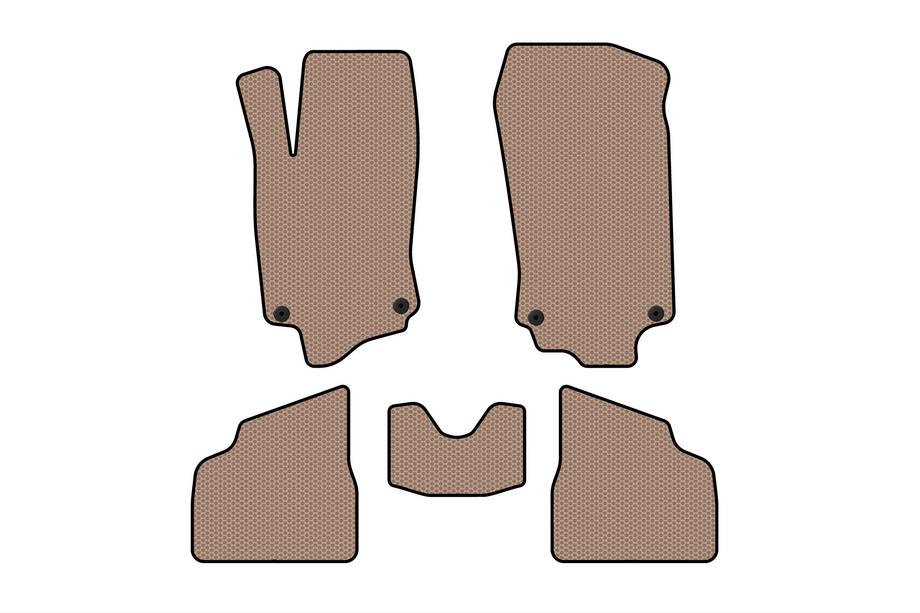 Opel Corsa C 2000-2006 Tapis en Caoutchouc Carsuit (Beige) Image