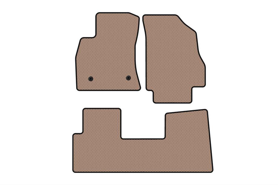 Opel Combo 2012-2018 Tapis en Caoutchouc Carsuit (Beige) Image