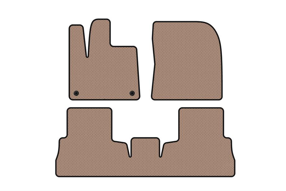 Opel Combo 2019- Tapis en Caoutchouc Carsuit (Beige) Image