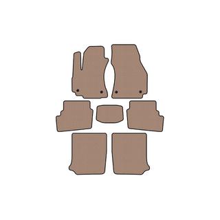 Tapis en caoutchouc Carsuit (3 rangées, 2003-2005, 7 places, beige) Opel Zafira A 1998-2005 photo 1