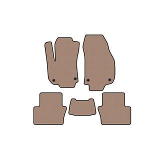 Tapis en caoutchouc Carsuit (2 rangées, beige) Opel Zafira B 2005–2011 photo 1
