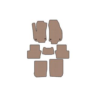 Tapis en caoutchouc Carsuit (3 rangées, beige) Opel Zafira B 2005–2011 photo 1