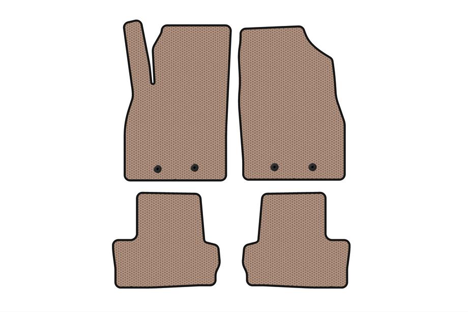 Opel Ampera 2011-2016 Tapis en caoutchouc Carsuit (LB, Hybride, beige) Image