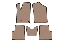 Peugeot Partner 1996-2008 Tapis en Caoutchouc Carsuit (Beige) photo 1