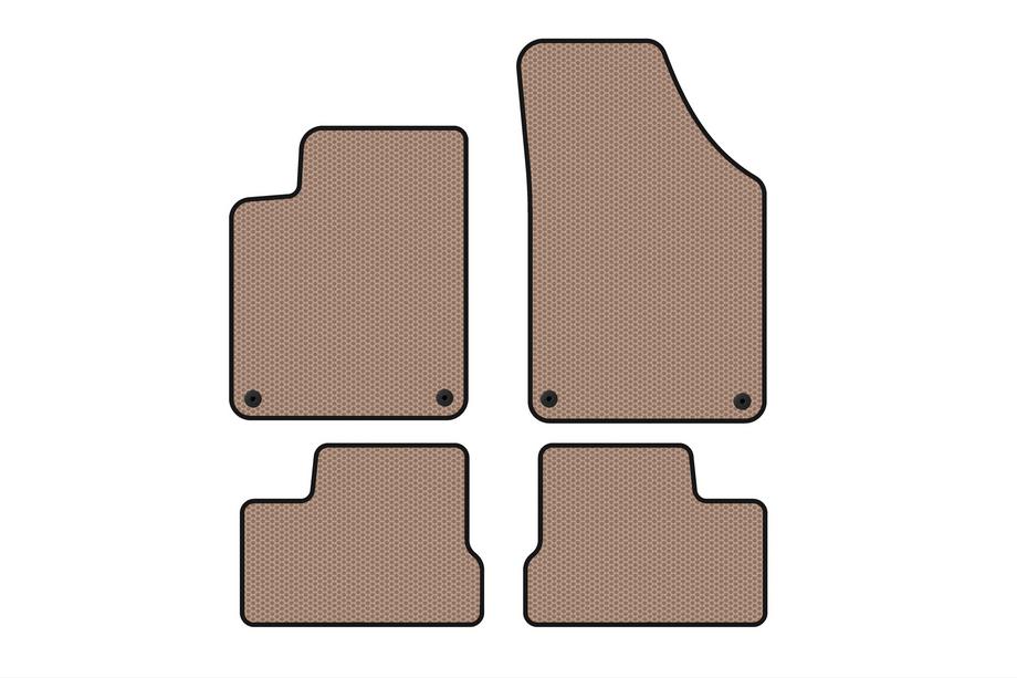 Peugeot RCZ 2010-2015 Tapis en Caoutchouc Carsuit (Beige) Image