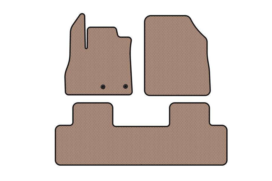 Renault Scenic/Grand 2016–2025 Tapis en Caoutchouc Carsuit (5 Places, Beige) Image