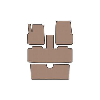 Tapis en caoutchouc Carsuit (3 rangées, 7 places, beige) photo 1
