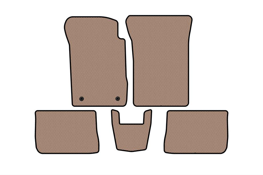 Renault Symbol 2008-2013 Tapis en caoutchouc Carsuit (SD, beige) Image