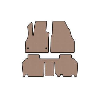 Tapis en caoutchouc Carsuit (2 rangées, 5 portes/7 places, beige) Renault Kangoo 2008–2020 photo 1