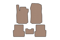 Renault Modus 2005-2012 Tapis en Caoutchouc Carsuit (Beige) photo 1