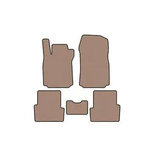 Tapis en Caoutchouc Carsuit (Beige) photo 1