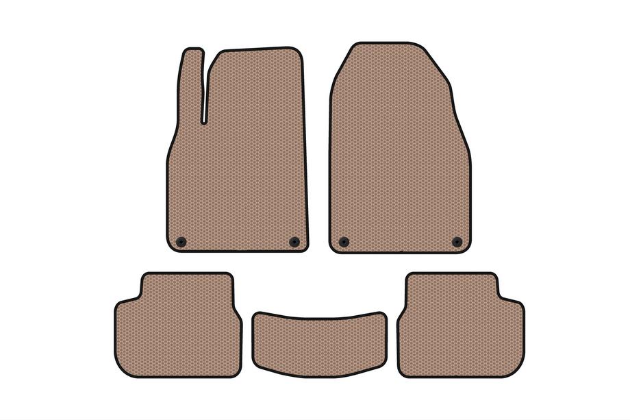 Saab 9-3 2002-2014 Tapis en Caoutchouc Carsuit (Beige) Photo 1