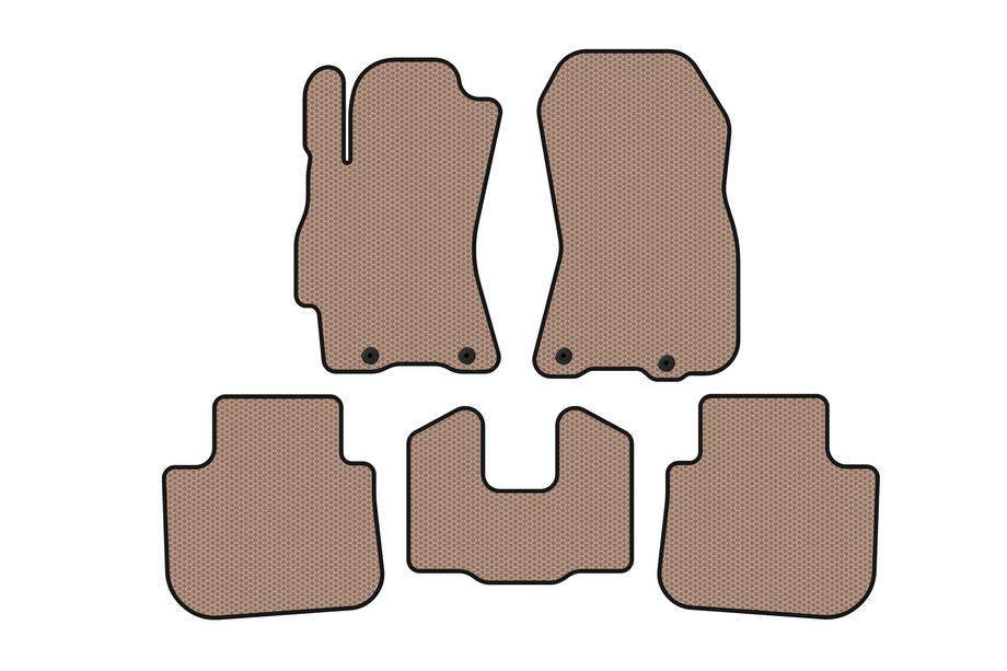 Subaru Outback 2009-2014 Tapis en Caoutchouc Carsuit (Beige) Image