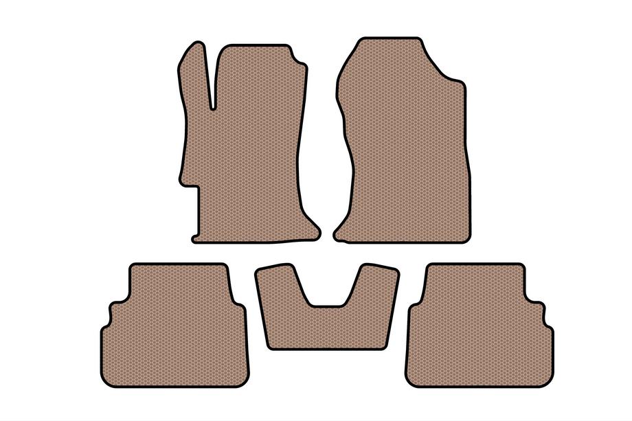 Subaru XV 2017-2023 Tapis en Caoutchouc Carsuit V1 (Beige) Photo 1