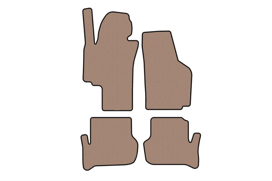 Seat Toledo 2005-2012 Tapis en Caoutchouc Carsuit (Beige) Photo 1