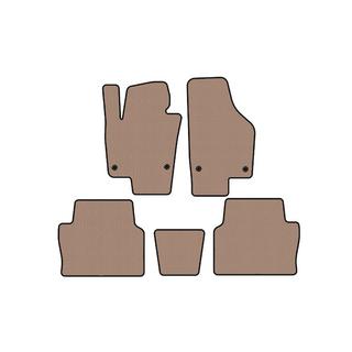 Tapis en caoutchouc Carsuit (2 rangées, beige) Seat Alhambra 2010- photo 1