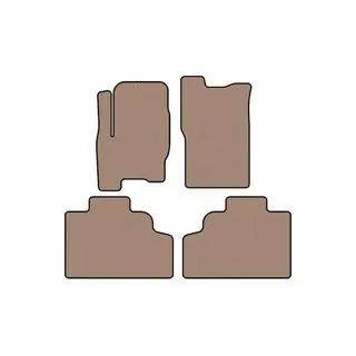 Tapis en Caoutchouc Carsuit (Beige)