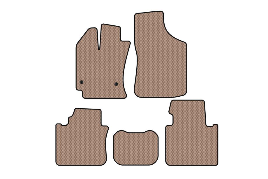 Toyota Venza 2008-2017 Tapis en Caoutchouc Carsuit (Beige) Photo 1